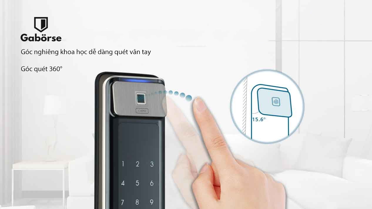 Khóa thông minh Gabörse GE-638VTB
