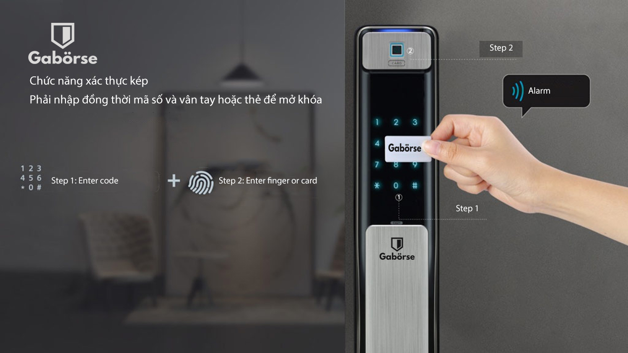 Khóa thông minh Gabörse GE-638VTB