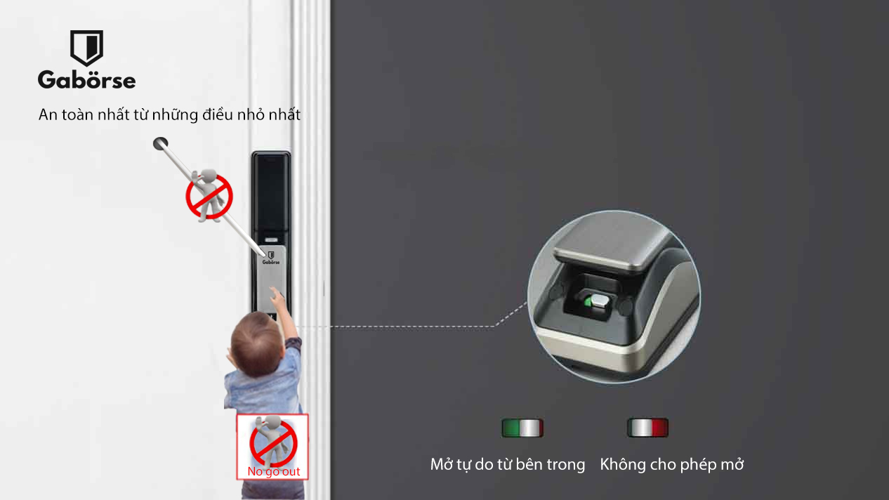 KHÓA VÂN TAY THÔNG MINH GABORSE GE-638VTZ